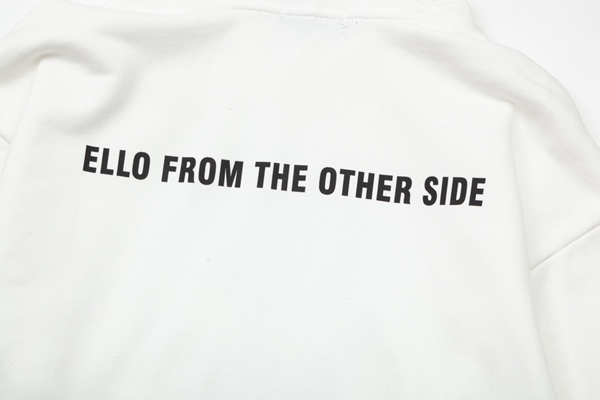 ブランドパーカー角部分ディテール